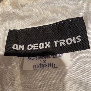 mini homecoming dress black and white with lace pattern, only worn twice